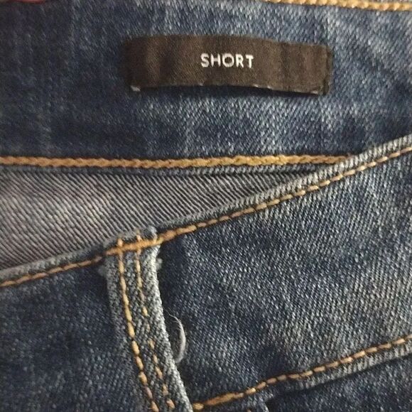 Nine West High Waist Button Hem Short Jean Shorts Plussize 14 - Picture 10 of 12